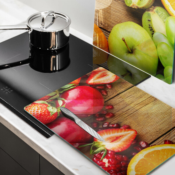 Üveg vágódeszka Friss gyümölcs