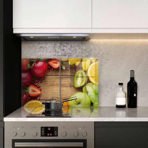 Üveg vágódeszka Friss gyümölcs