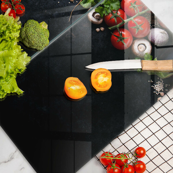 Üveg vágódeszka Színes zöldségek