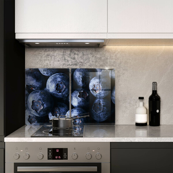 Üveg vágódeszka Közelkép a bogyók