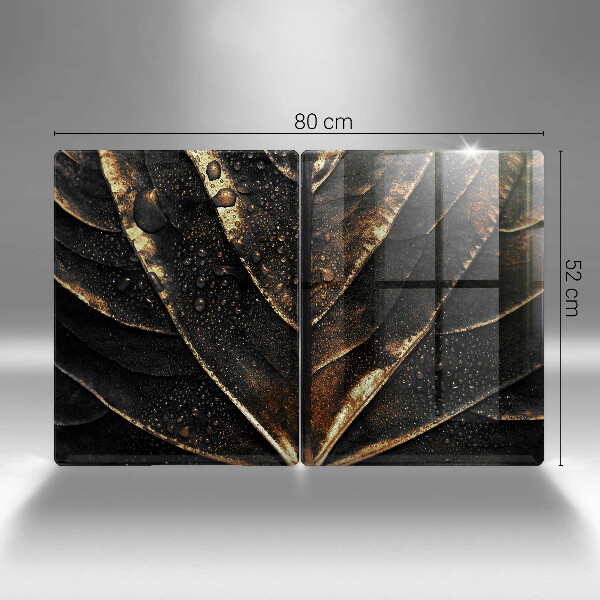 Üveg vágódeszka Aranylemez