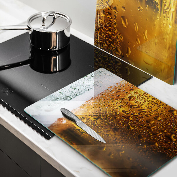 Üveg vágódeszka Nedves pohár sör