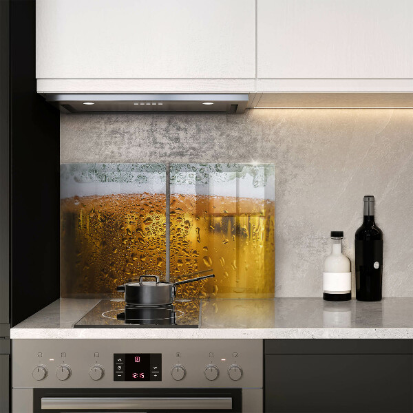 Üveg vágódeszka Nedves pohár sör