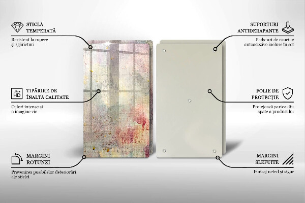 Üveg vágódeszka Festék textúra háttér