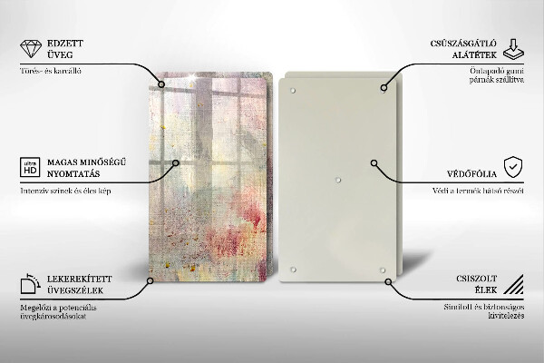 Üveg vágódeszka Festék textúra háttér