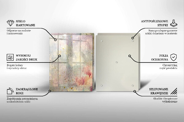 Üveg vágódeszka Festék textúra háttér