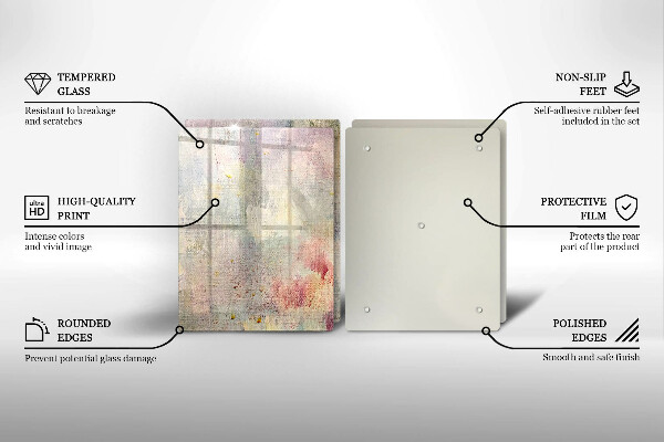 Üveg vágódeszka Festék textúra háttér