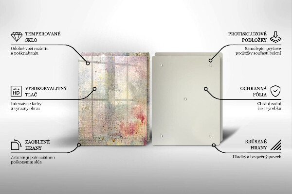 Üveg vágódeszka Festék textúra háttér