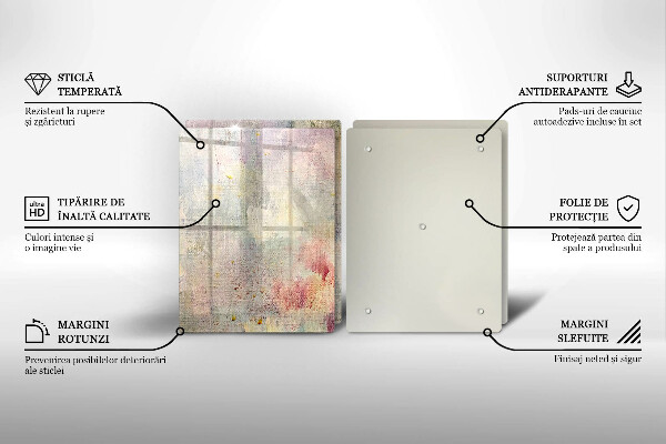 Üveg vágódeszka Festék textúra háttér