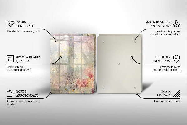 Üveg vágódeszka Festék textúra háttér