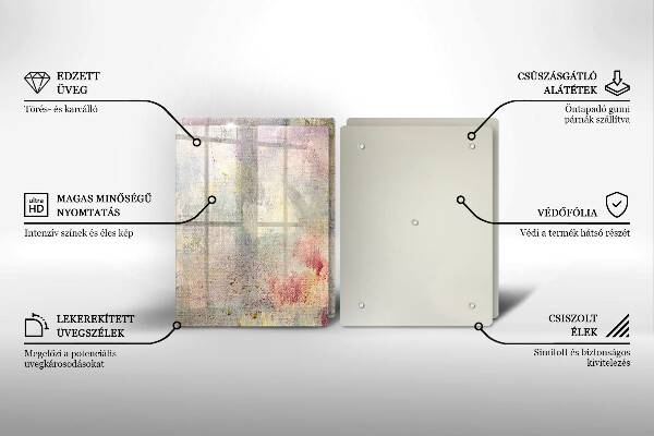 Üveg vágódeszka Festék textúra háttér