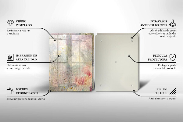 Üveg vágódeszka Festék textúra háttér