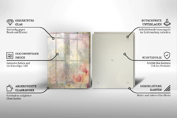 Üveg vágódeszka Festék textúra háttér