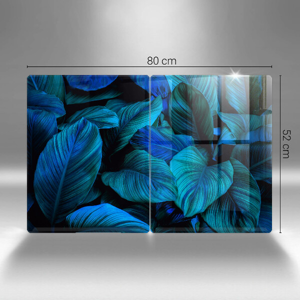 Üveg vágódeszka Dzsungel növényzet levelei