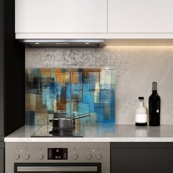 Üveg vágódeszka Festett háttér