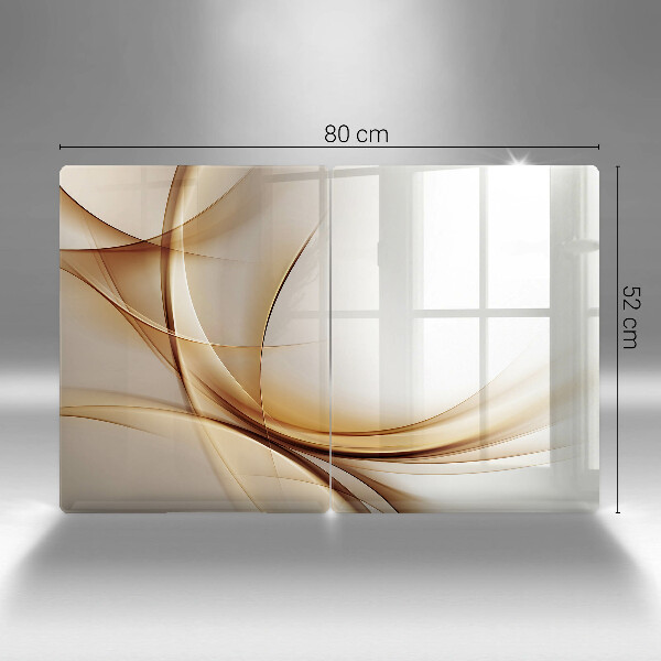 Üveg vágódeszka Absztrakt formák