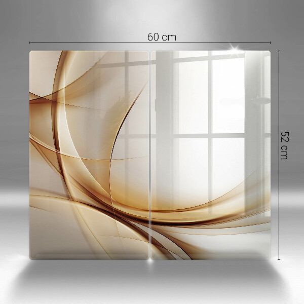 Üveg vágódeszka Absztrakt formák