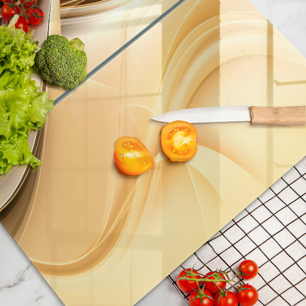 Üveg vágódeszka Füst absztrakció