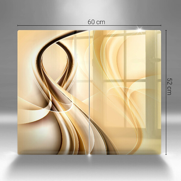 Üveg vágódeszka Füst absztrakció