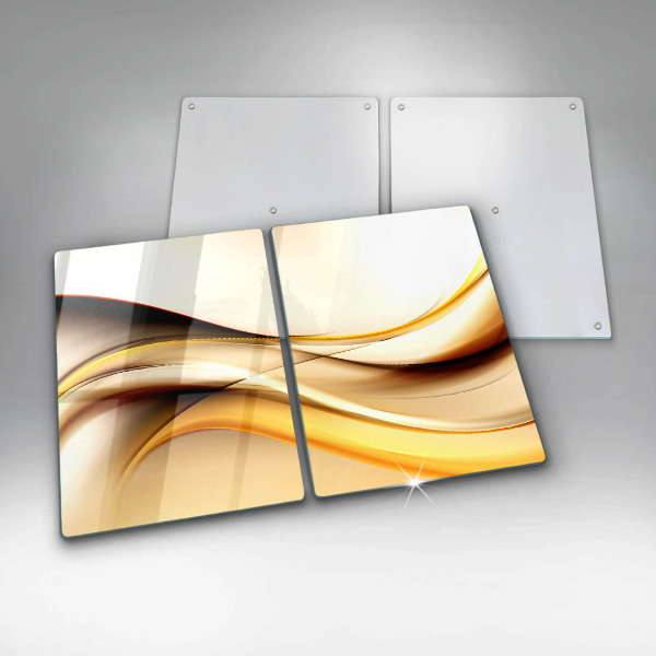 Üveg vágódeszka Absztrakt füst vonalak