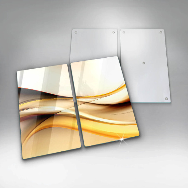 Üveg vágódeszka Absztrakt füst vonalak