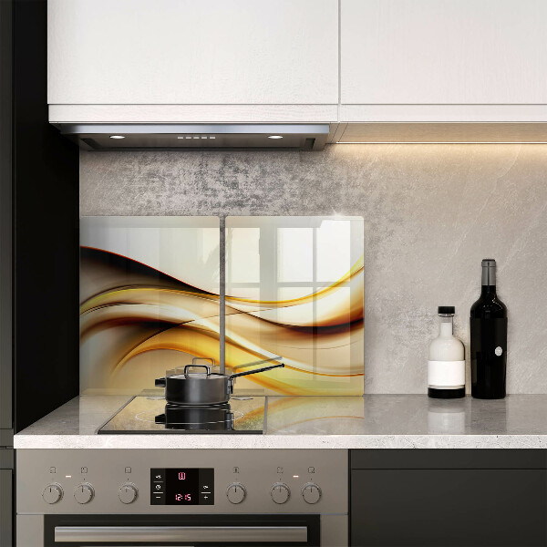 Üveg vágódeszka Absztrakt füst vonalak