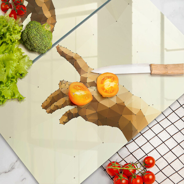 Üveg vágódeszka Ádám kezeinek teremtése