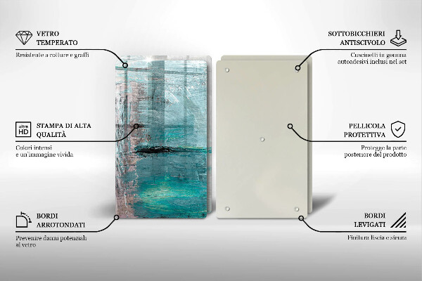 Üveg vágódeszka Festék absztrakciós háttér