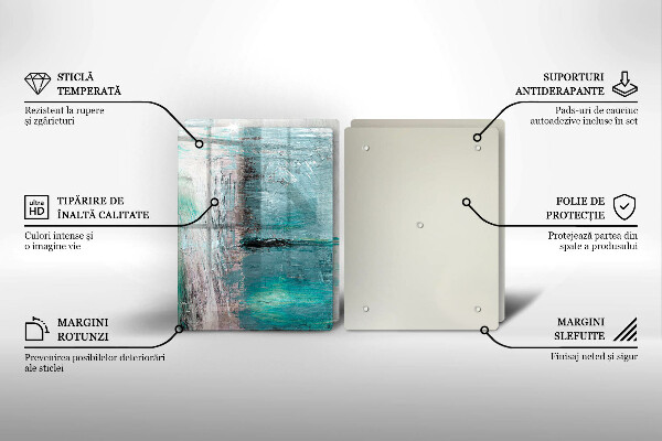 Üveg vágódeszka Festék absztrakciós háttér