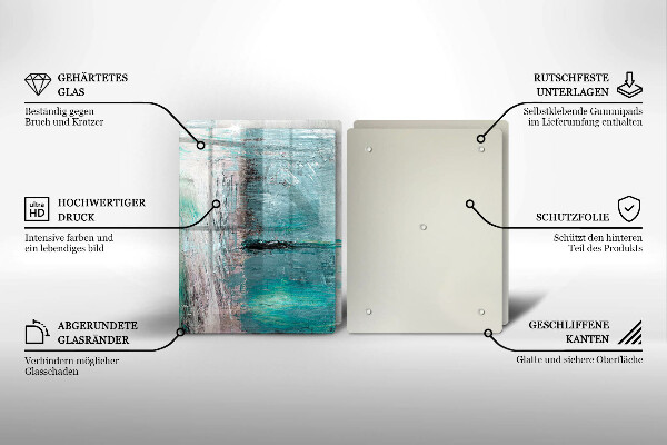 Üveg vágódeszka Festék absztrakciós háttér