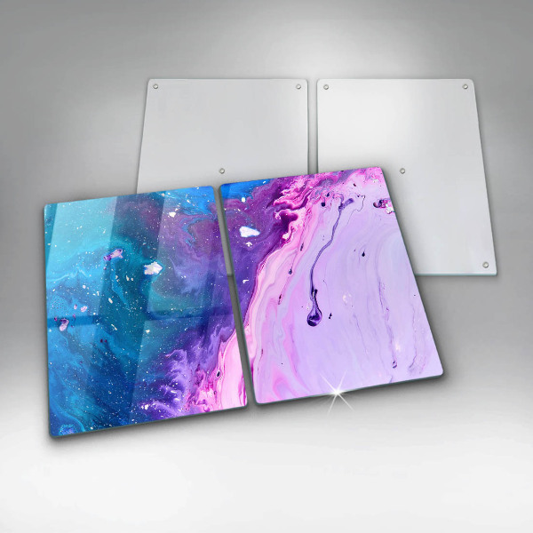 Üveg vágódeszka Absztrakciós tinták