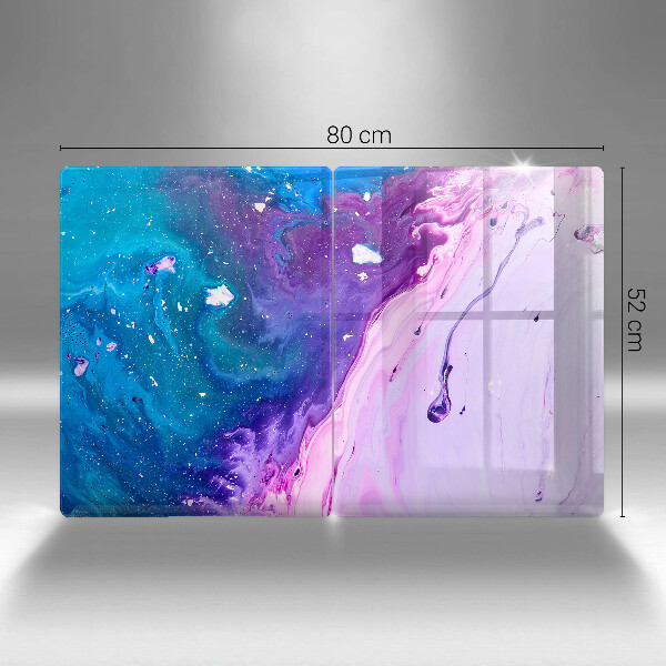 Üveg vágódeszka Absztrakciós tinták