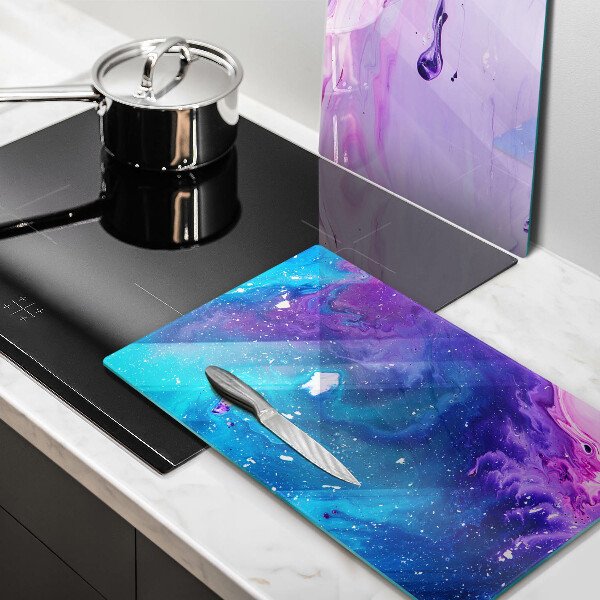 Üveg vágódeszka Absztrakciós tinták