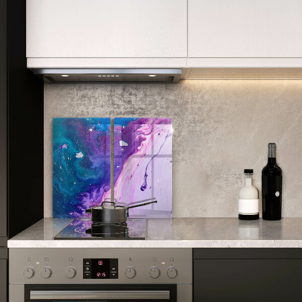 Üveg vágódeszka Absztrakciós tinták