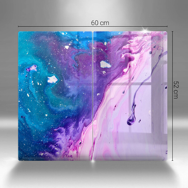 Üveg vágódeszka Absztrakciós tinták