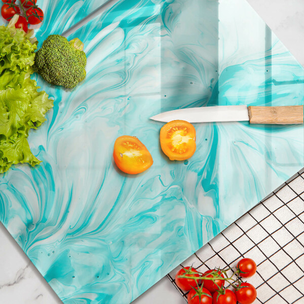 Üveg vágódeszka Absztrakciós festékek