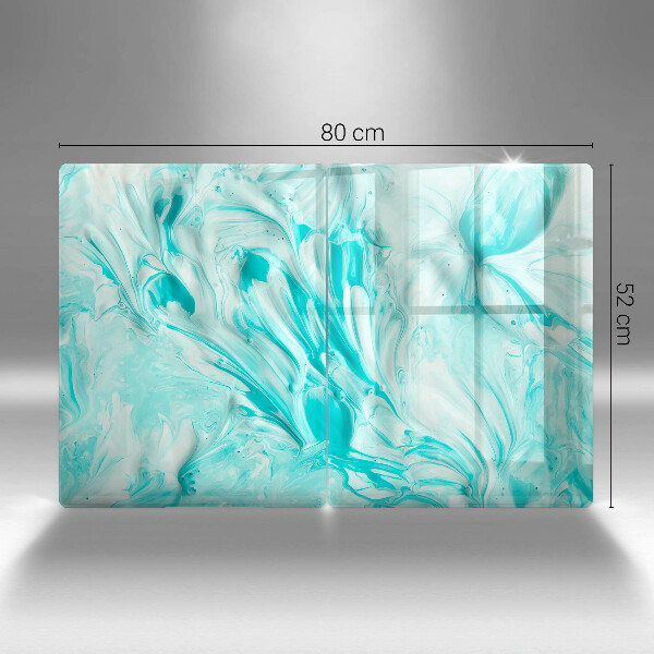 Üveg vágódeszka Absztrakciós festékek