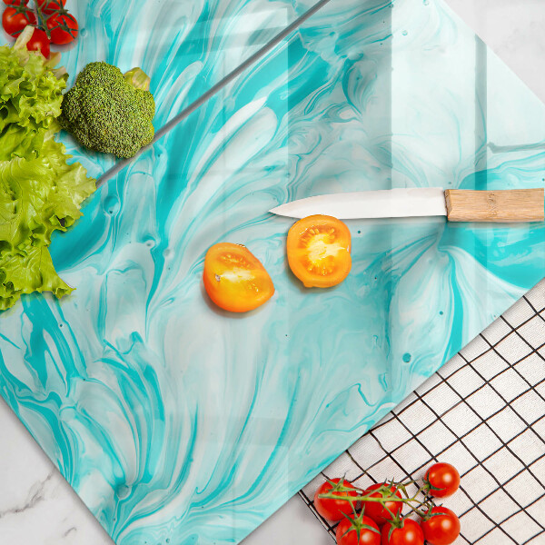 Üveg vágódeszka Absztrakciós festékek