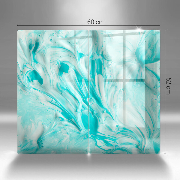 Üveg vágódeszka Absztrakciós festékek