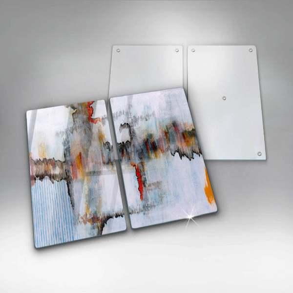 Üveg vágódeszka Absztrakciós festékek