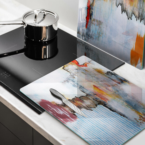 Üveg vágódeszka Absztrakciós festékek