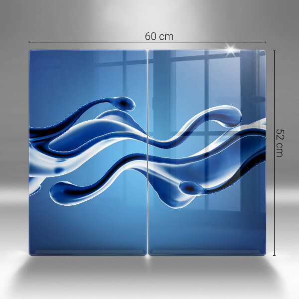 Üveg vágódeszka Folyadék absztrakció