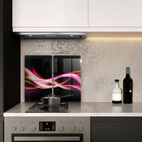 Üveg vágódeszka Absztrakt neon füst