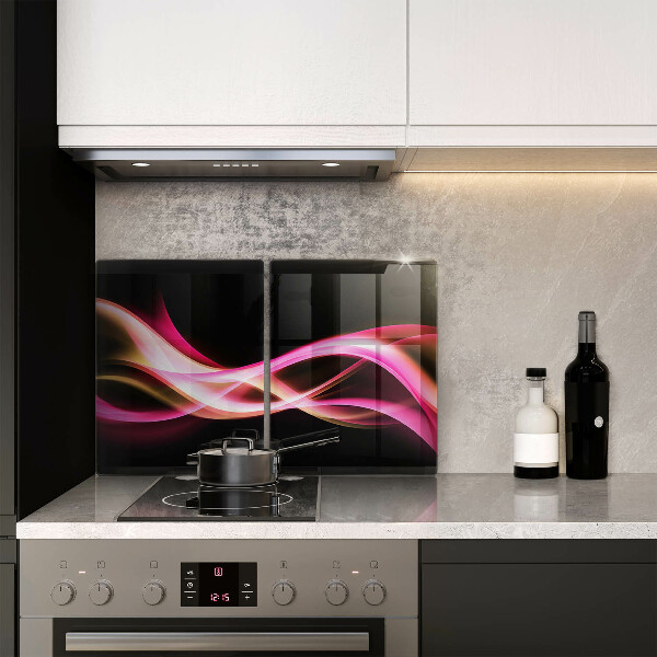 Üveg vágódeszka Absztrakt neon füst