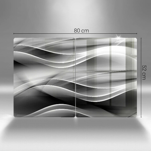 Üveg vágódeszka Absztrakt füstvonalak