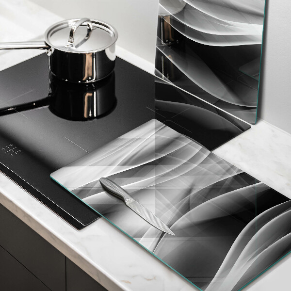 Üveg vágódeszka Absztrakt füstvonalak