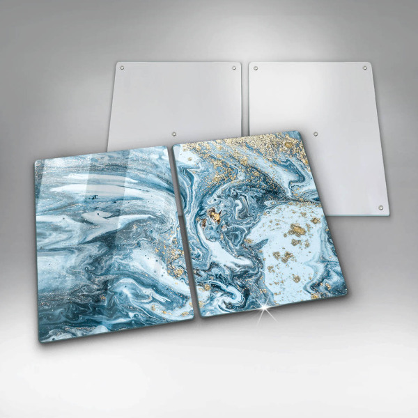 Üveg vágódeszka Szerkezete arannyal