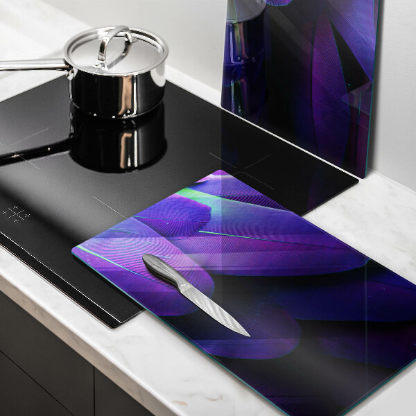 Üveg vágódeszka Neon tollak