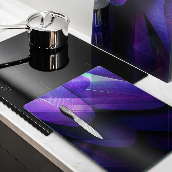 Üveg vágódeszka Neon tollak