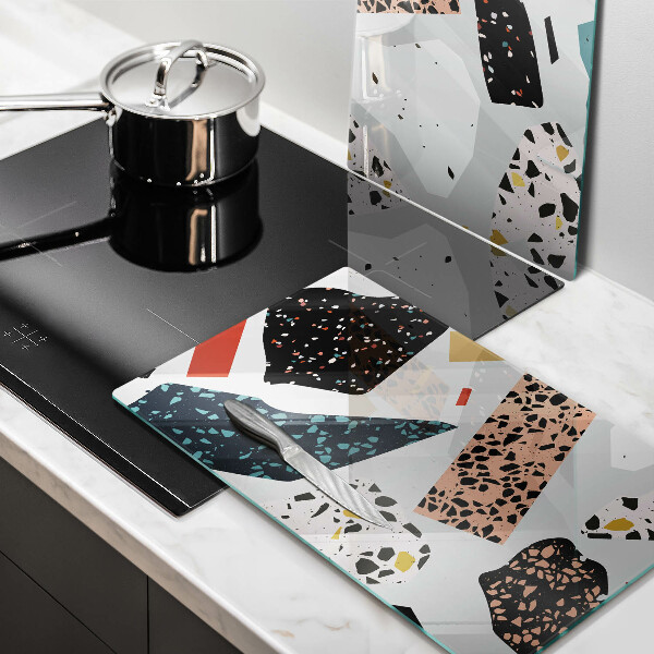 Üveg vágódeszka Kőedény